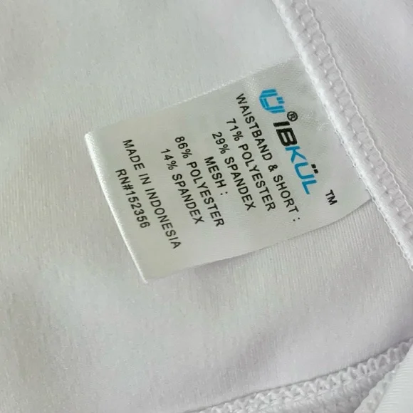 New Ibkul White Tennis Skirt Skort UPF 50 - Picture 4 of 8